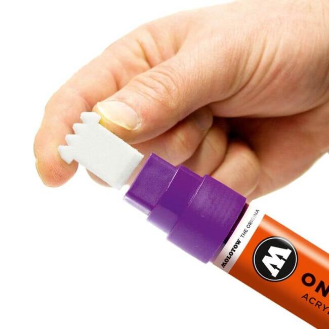 Molotow 627HS One4All Düz Uç Akrilik Marker Kalem 15 mm Dare Orange 85 - 5