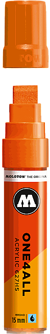 Molotow 627HS One4All Düz Uç Akrilik Marker Kalem 15 mm Dare Orange 85 - 1