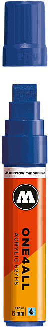 Molotow 627HS One4All Düz Uç Akrilik Marker Kalem 15 mm True Blue 204 - 1