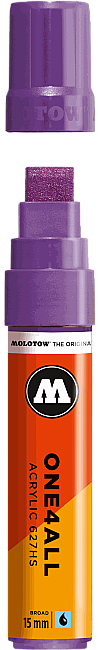 Molotow 627HS One4All Düz Uç Akrilik Marker Kalem 15 mm Currant 042 - 1