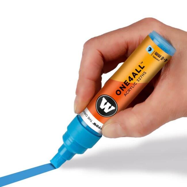 Molotow 327HS One4All Yan Kesik Uç Akrilik Marker Kalem 4-8 mm Zinc Yellow 006 - 4