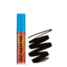 Molotow 327HS One4All Yan Kesik Uç Akrilik Marker Kalem 4-8 mm Signal Black 180 - Molotow