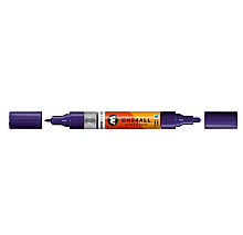 Molotow One4All Akrilik Çift Uçlu Marker Kalem 1,5-4 mm 043 Violet Dark - 1
