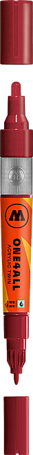 Molotow One4All Akrilik Çift Uçlu Marker Kalem 1,5-4 mm 086 Burgundy - 1