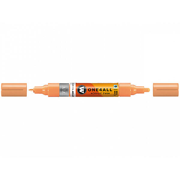 Molotow One4All Akrilik Çift Uçlu Marker Kalem 1,5-4 mm 117 Peach Pastel - 1