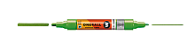 Molotow One4All Akrilik Çift Uçlu Marker Kalem 1,5-4 mm 226 Metallic Light Green - 1