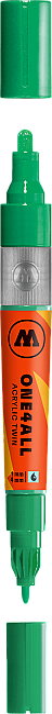 Molotow One4All Akrilik Çift Uçlu Marker Kalem 1.5-4 mm Lagoon Blue 206 - 1