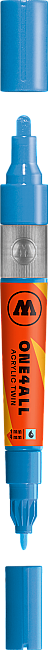 Molotow One4All Akrilik Çift Uçlu Marker Kalem 1.5-4 mm Shock Blue Middle 161 - 1