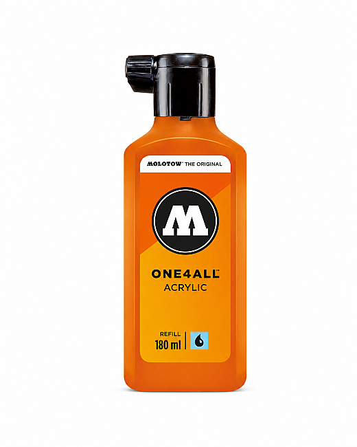 Molotow One4All Akrilik Mürekkep Refill 180 ml 242 Vermilion - 1