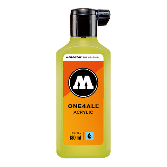 Molotow One4All Akrilik Mürekkep Refill 180 ml 257 Nature Green Light - 1