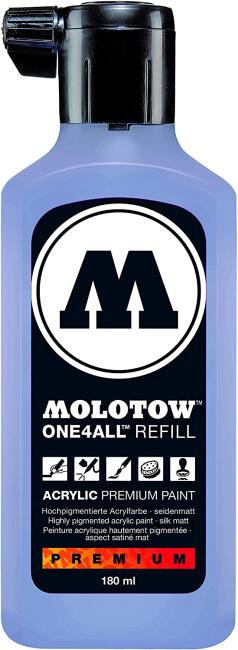Molotow One4All Akrilik Mürekkep Refill 180 ml Blue Violet Pastel 209 - 2