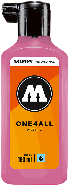 Molotow One4All Akrilik Mürekkep Refill 180 ml Neon Pink 200 - 1