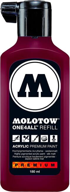 Molotow One4All Akrilik Mürekkep Refill 180 ml Burgundy 86 - 2