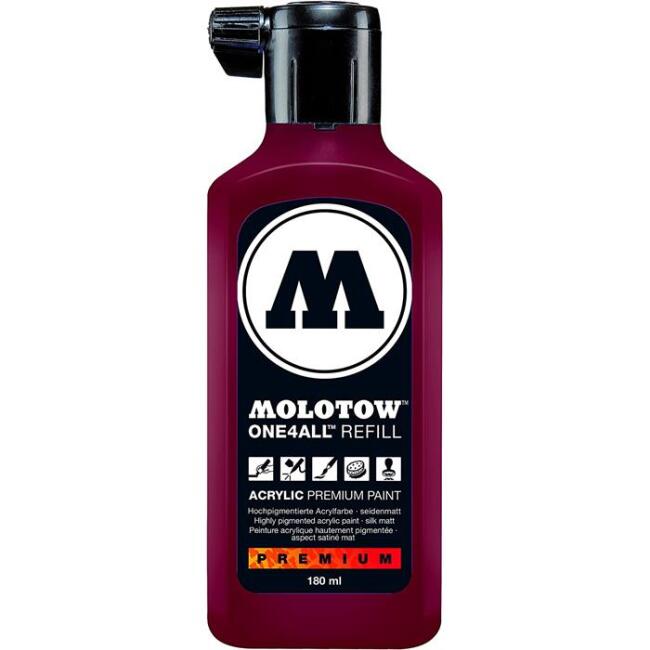 Molotow One4All Akrilik Mürekkep Refill 180 ml Burgundy 86 - 1