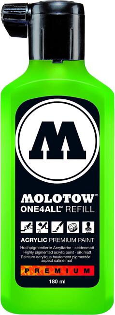 Molotow One4All Akrilik Mürekkep Refill 180 ml KACAO77 Green 222 - 2
