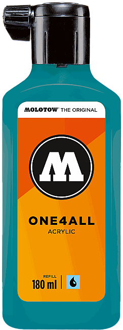 Molotow One4All Akrilik Mürekkep Refill 180 ml Lagoon Blue 206 - 1
