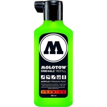 Molotow One4All Akrilik Mürekkep Refill 180 ml Neon Green Fluorescent 219 - Molotow