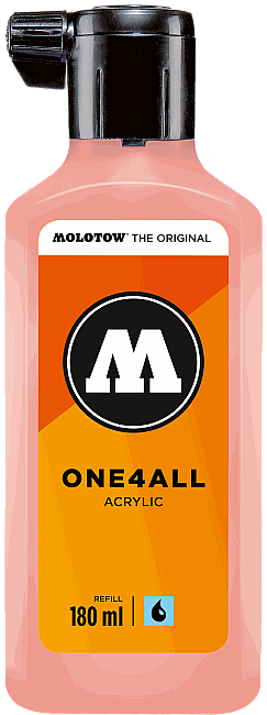 Molotow One4All Akrilik Mürekkep Refill 180 ml Peach Pastel 117 - 1