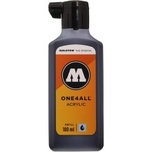 Molotow One4All Akrilik Mürekkep Refill 180 ml Signal Black 180 - Molotow