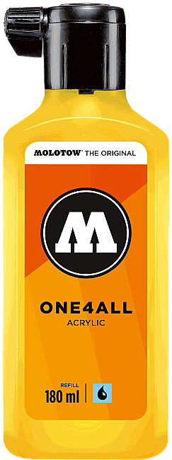 Molotow One4All Akrilik Mürekkep Refill 180 ml Zinc Yellow 6 - 1