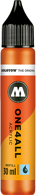 Molotow One4All Akrilik Mürekkep Refill 30 ml Dare Orange 85 - 1