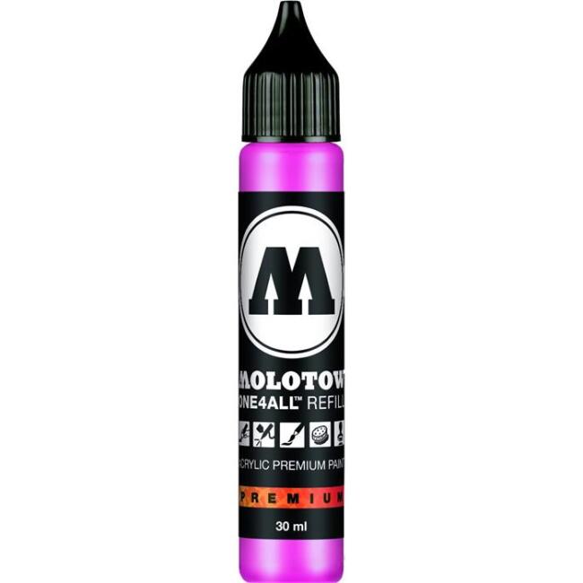 Molotow One4All Akrilik Mürekkep Refill 30 ml Fluorescent Pink 217 - 1