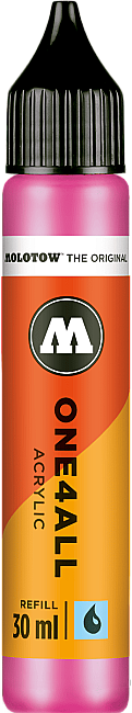 Molotow One4All Akrilik Mürekkep Refill 30 ml Fluorescent Pink 217 - 1