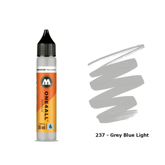 Molotow One4All Akrilik Mürekkep Refill 30 ml Grey Blue Light 237 - 1