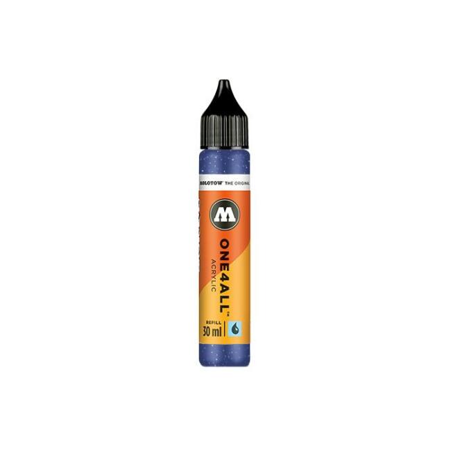 Molotow One4All Akrilik Mürekkep Refill 30 ml Metallic Blue 224 - 1