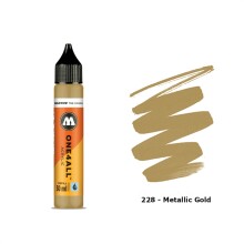 Molotow One4All Akrilik Mürekkep Refill 30 ml Metallic Gold 228 - Molotow