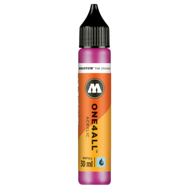 Molotow One4All Akrilik Mürekkep Refill 30 ml Metallic Pink 225 - 1