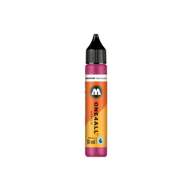 Molotow One4All Akrilik Mürekkep Refill 30 ml Metallic Pink 255 - 1