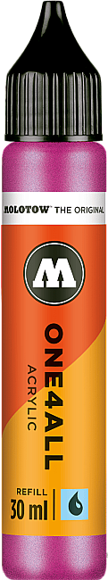 Molotow One4All Akrilik Mürekkep Refill 30 ml Metallic Pink 225 - 1