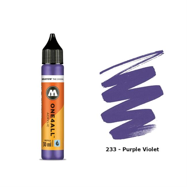 Molotow One4All Akrilik Mürekkep Refill 30 ml Purple Violet 233 - 3