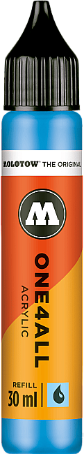Molotow One4All Akrilik Mürekkep Refill 30 ml Shock Blue Middle 161 - 1