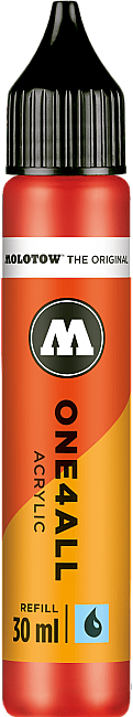 Molotow One4All Akrilik Mürekkep Refill 30 ml Traffic Red 13 - 1