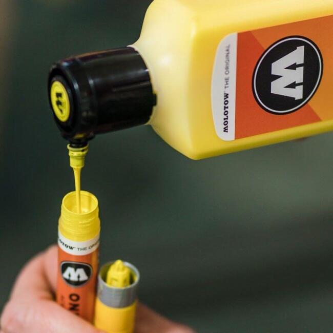 Molotow One4All Akrilik Çift Uçlu Marker Kalem 1.5-4 mm Zinc Yellow 006 - 4