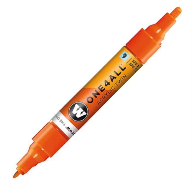 Molotow One4All Çift Taraflı Akrilik Marker Kalem DARE Orange 085 - 1