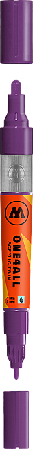 Molotow One4All Akrilik Çift Uçlu Marker Kalem 1.5-4 mm Currant 042 - 1