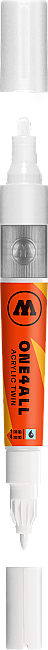 Molotow One4All Akrilik Çift Uçlu Marker Kalem 1.5-4 mm Signal White 160 - 1