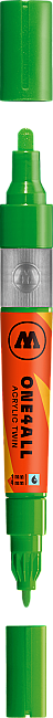 Molotow One4All Akrilik Çift Uçlu Marker Kalem 1.5-4 mm Universe Green 222 - 1