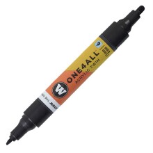 Molotow One4All Çift Taraflı Akrilik Marker Kalem Signal Black 180 - Molotow