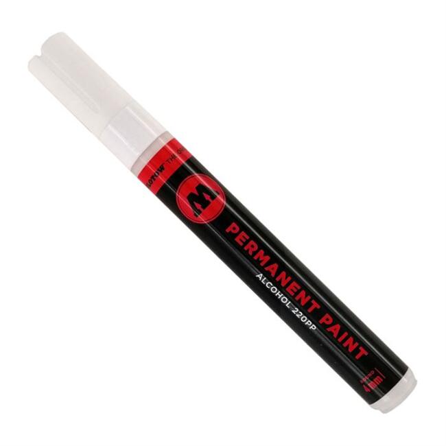 Molotow 220PP Permanent Paint Marker 4 mm Signal White 220160 - 1