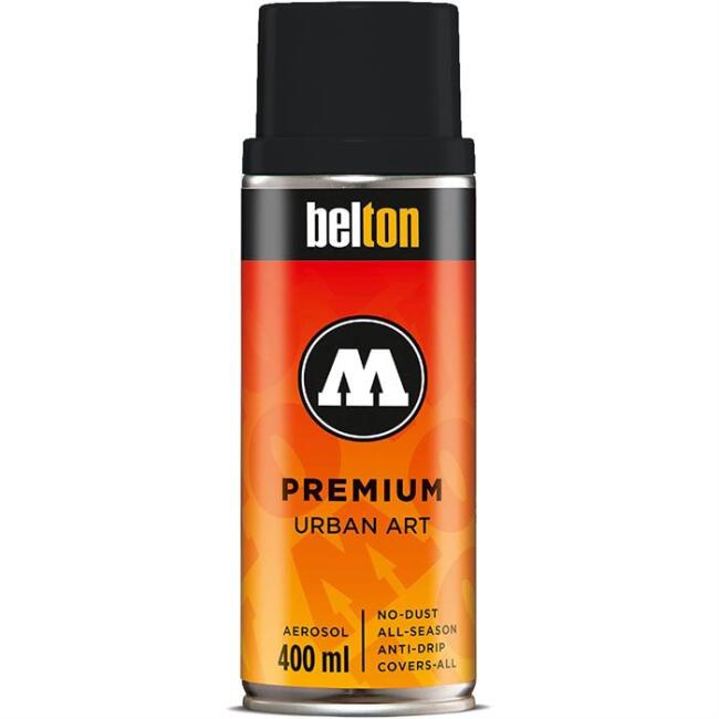 Molotow Belton Premium Sprey Boya 400 ml Deep Black 221 - 1