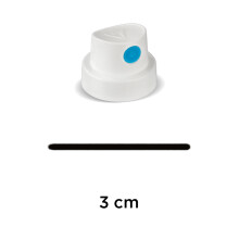 Molotow Sprey Boya Başlığı 3 cm Beyaz Mavi Başlık - Molotow (1)