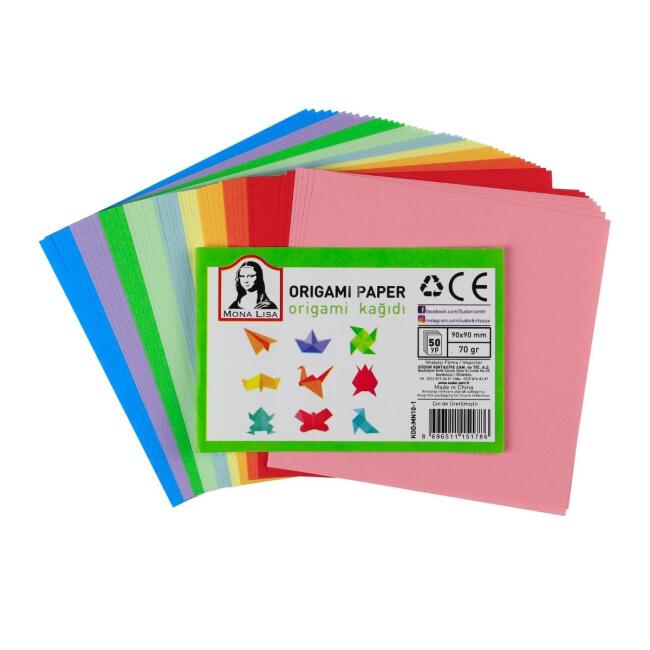 Monalısa Origami Kağıdı 9X9Cm 50Yp. N:Mn10-1 - 2
