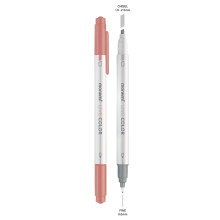 Monami Live Color Su Bazlı Çift Taraflı Marker Kalem Seti 6'lı Grey Mood Colors - 5