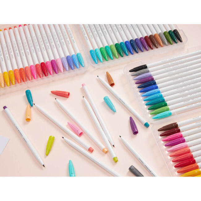 Monami Plus Pen 3000 Pigment Su Bazlı Keçeli Kalem Seti 36'lı - 7