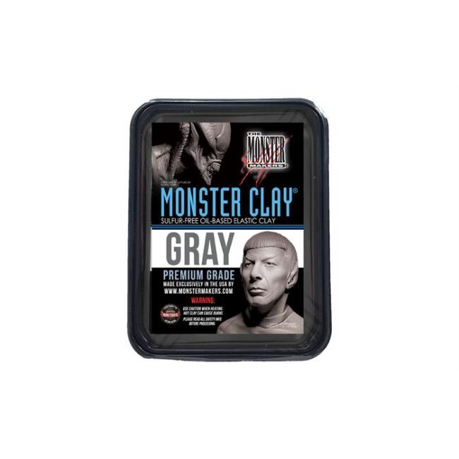Monster Clay Elastik Modelleme Kili Medium Gri- 2.05 kg - 1