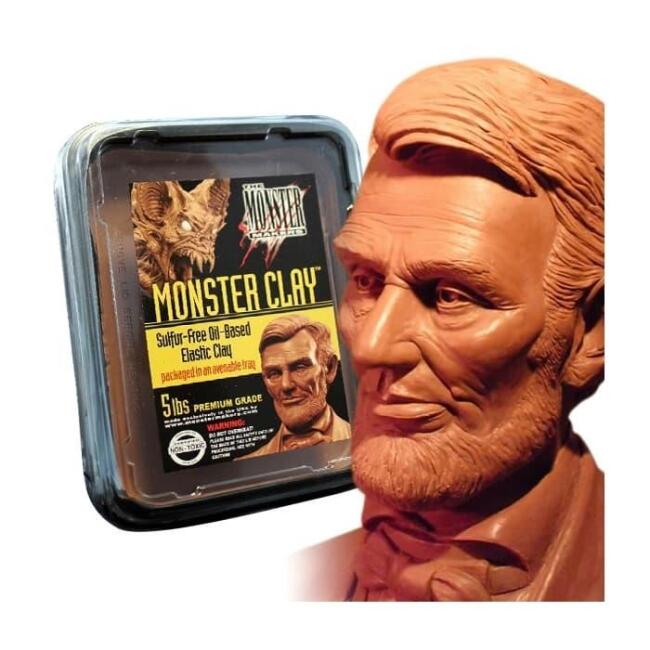 Monster Clay Elastik Modelleme Kili Soft 2.05kg - 1